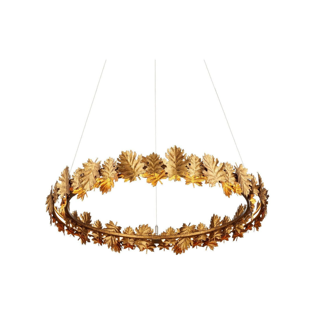 English Oak Chandelier