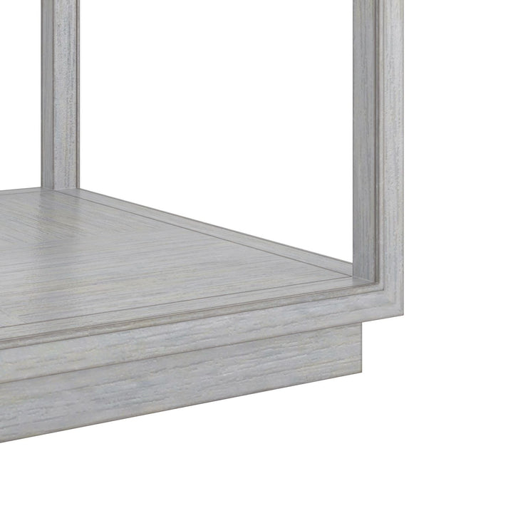 Glaze End Table Vintage Blue