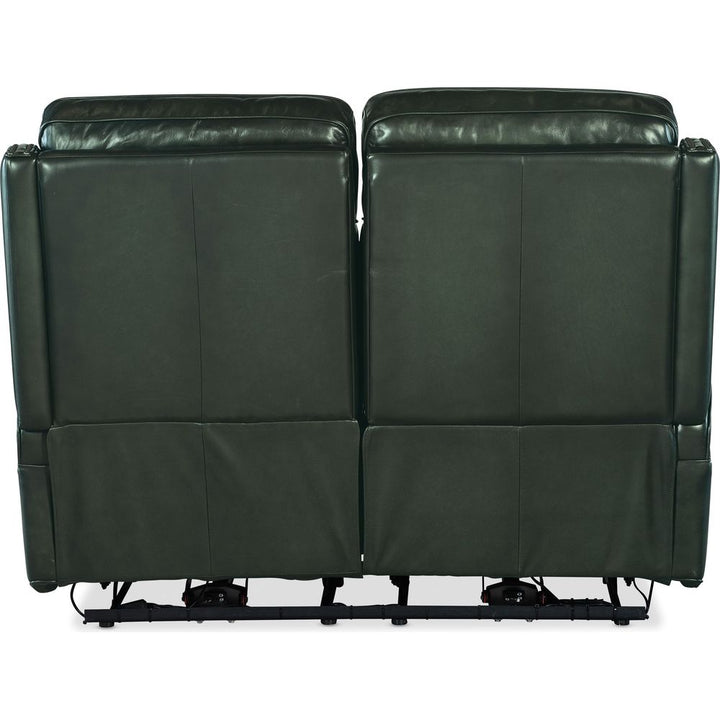 Hamilton Power Loveseat with Power Headrest - Green