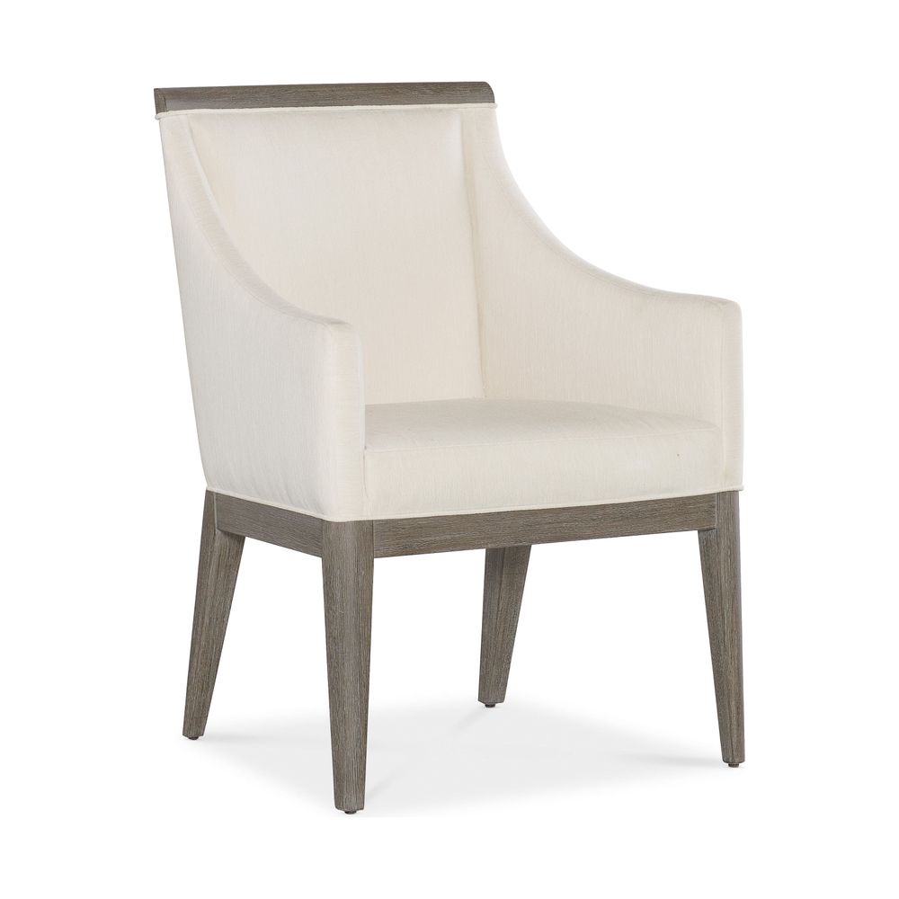 Dining Chairs Pulse Upholstered Arm Chair - Dark Wood