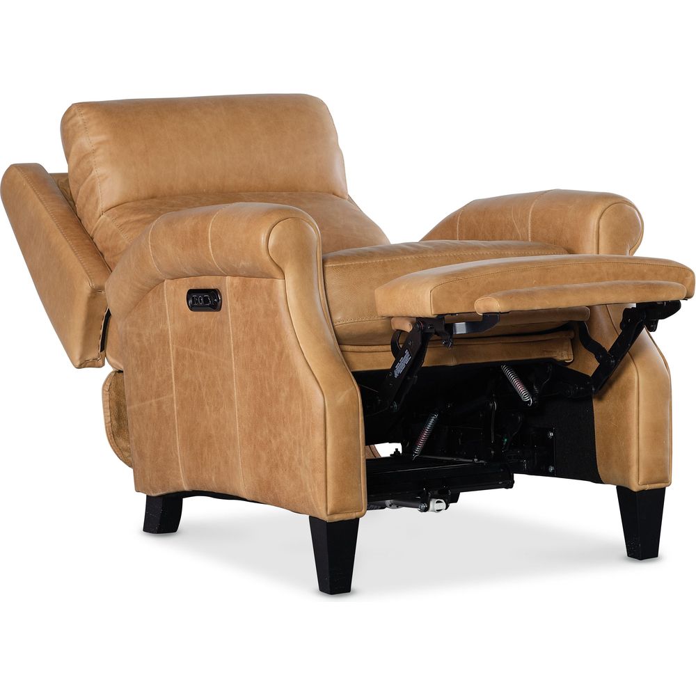Lounge Chairs: Recliners Hurley Power Recliner with Power Headrest - Brown