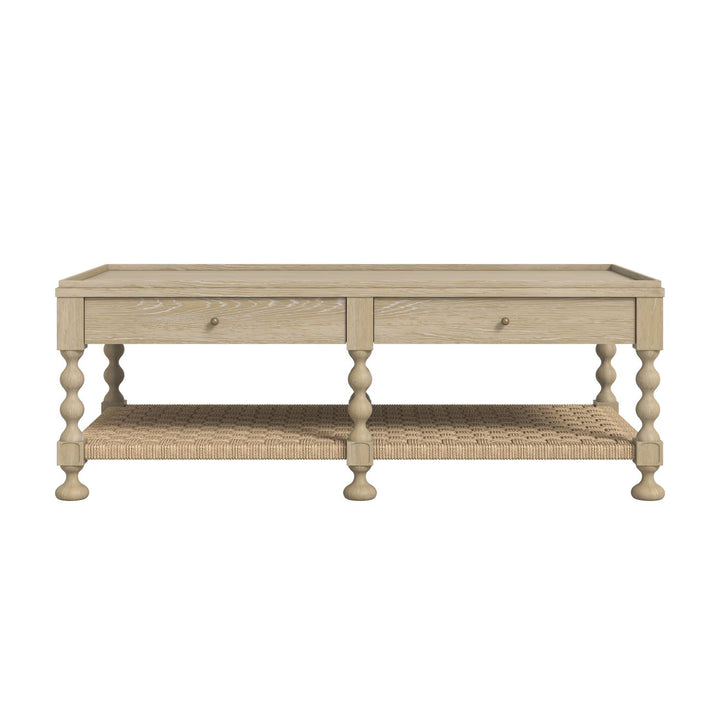 Haven Rectangular Cocktail Table — Sun Oak