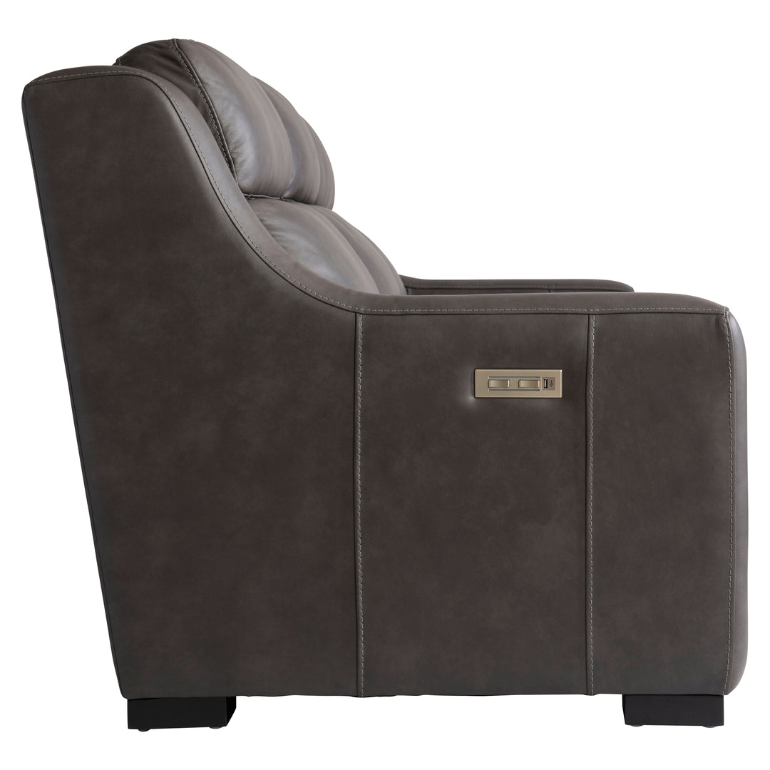 Germain Leather Power Motion Sofa Recliner