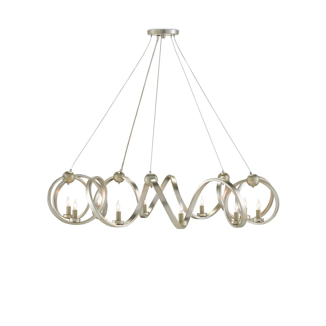 Ringmaster Silver Chandelier