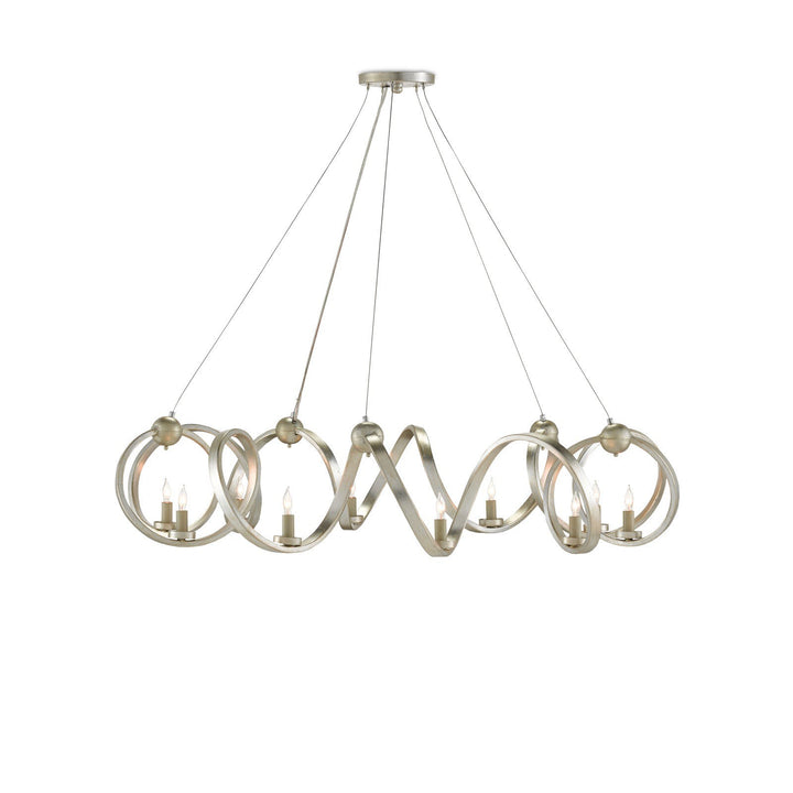 Ringmaster Silver Chandelier