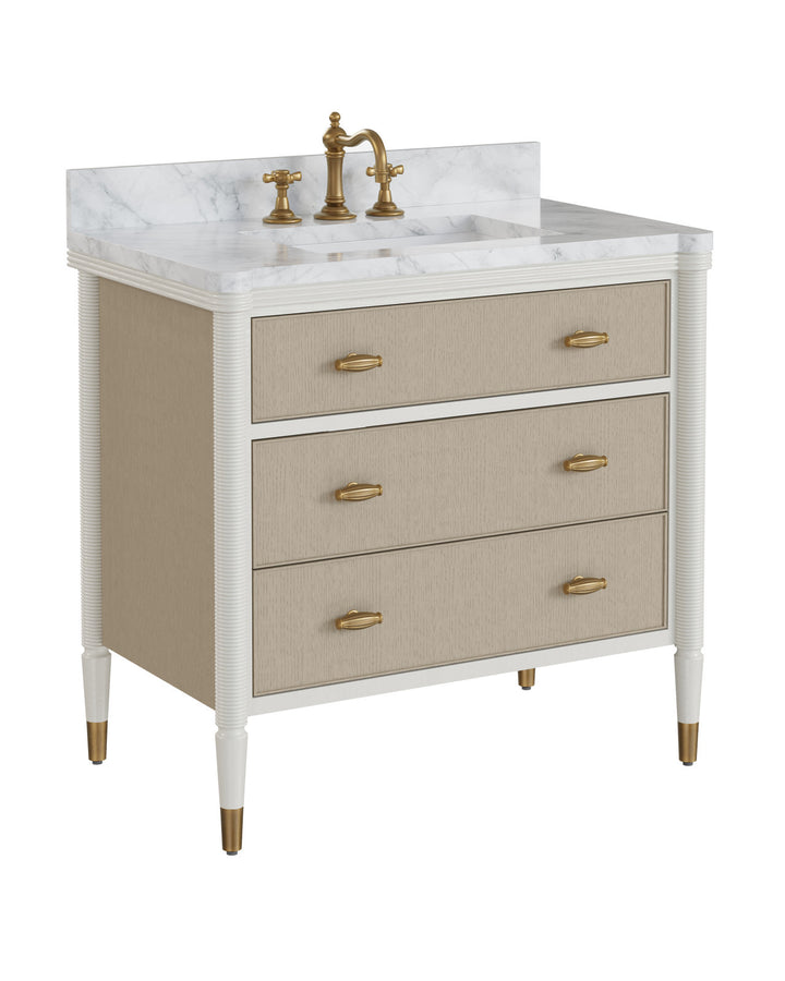 Aster 36" Vanity with Rectangular Undermount Sink