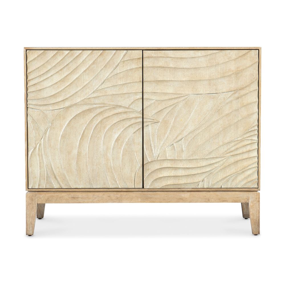 Nightstands Solace Carved Nightstand - Light Wood