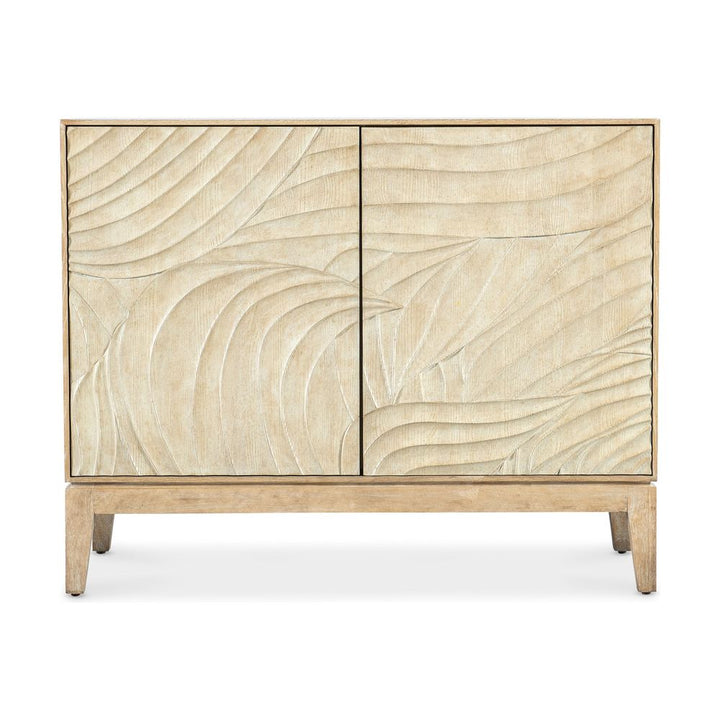 Nightstands Solace Carved Nightstand - Light Wood
