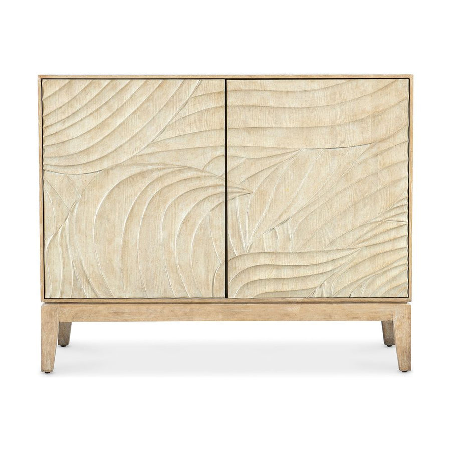 Nightstands Solace Carved Nightstand - Light Wood