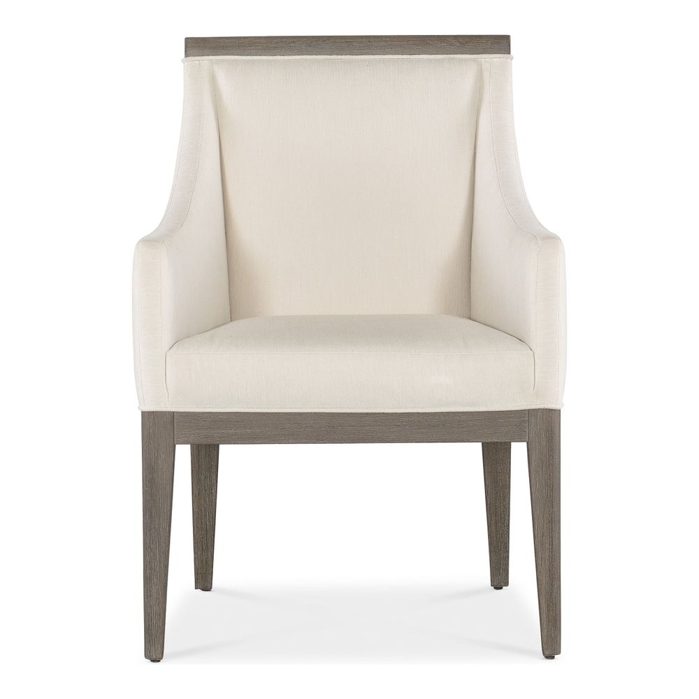 Dining Chairs Pulse Upholstered Arm Chair - Dark Wood