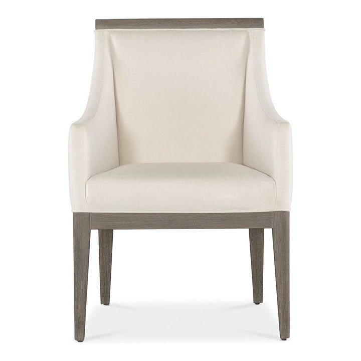 Dining Chairs Pulse Upholstered Arm Chair - Dark Wood