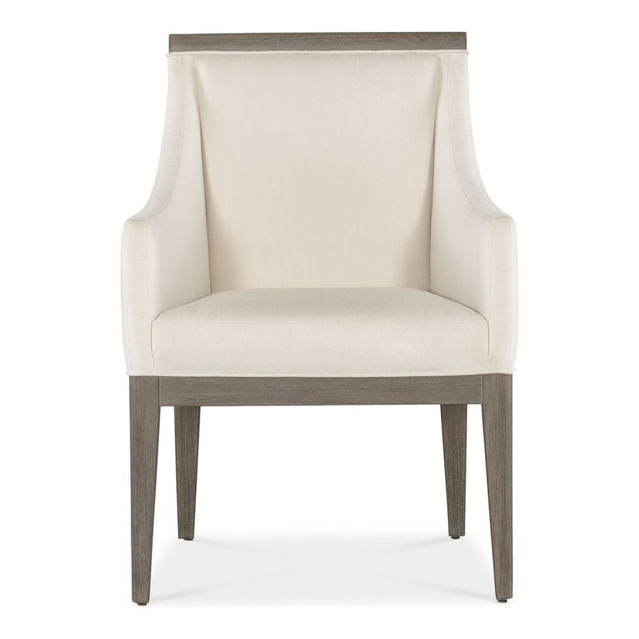 Dining Chairs Pulse Upholstered Arm Chair - Dark Wood