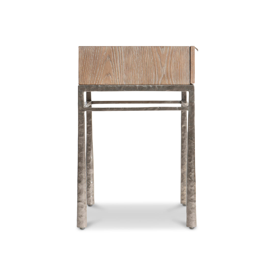 Aventura Nightstand with Metal Frame