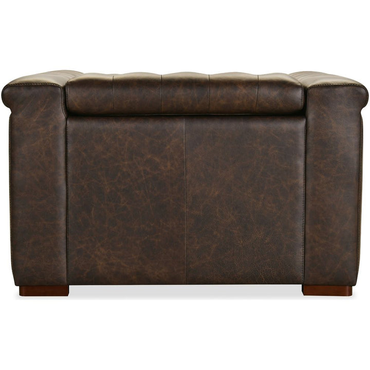 Vanguard Deux Power Recliner with Power Headrest - Brown