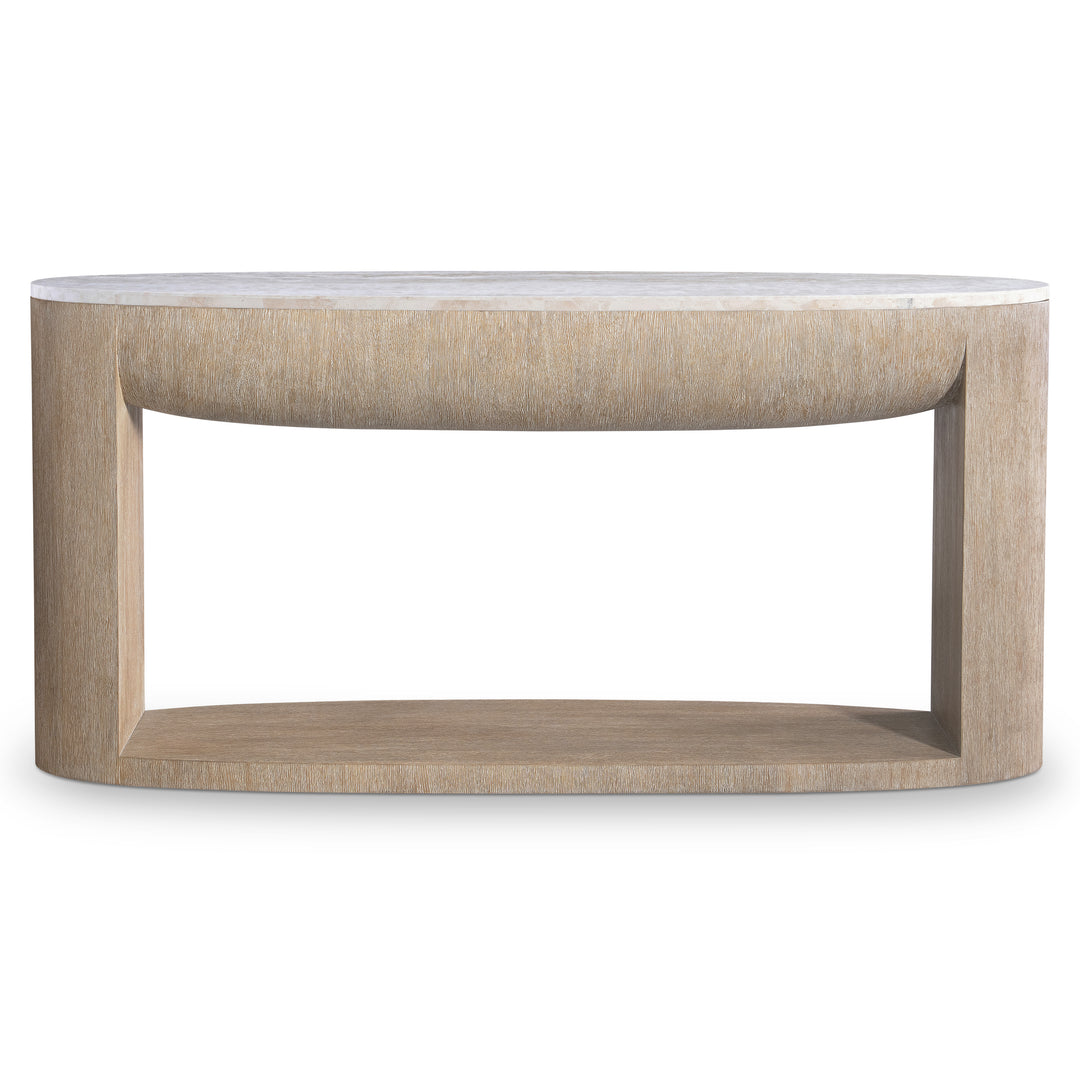 Loggia Oval Console Table