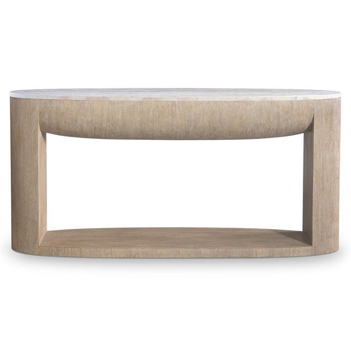 Loggia Oval Console Table