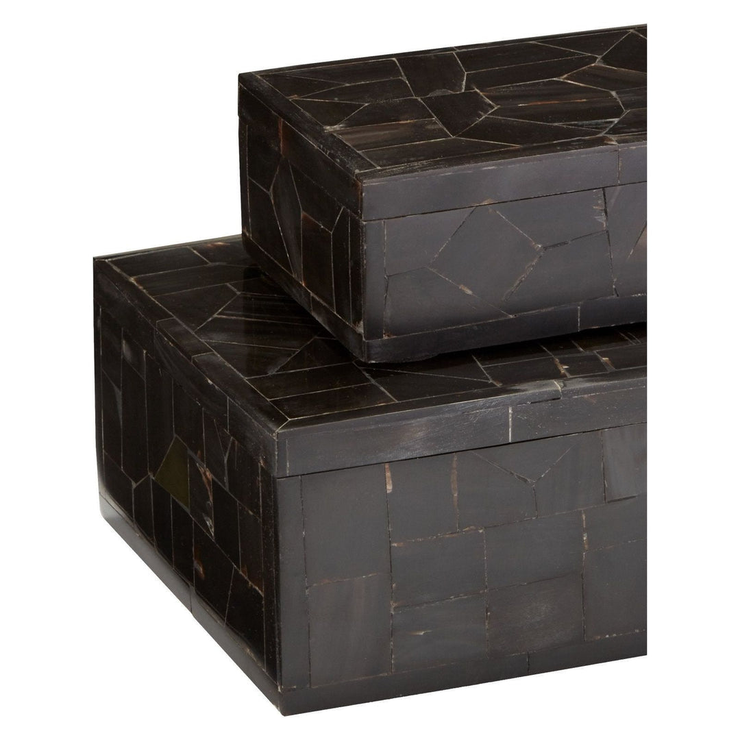 Black Bone Mosaic Box Set of 2