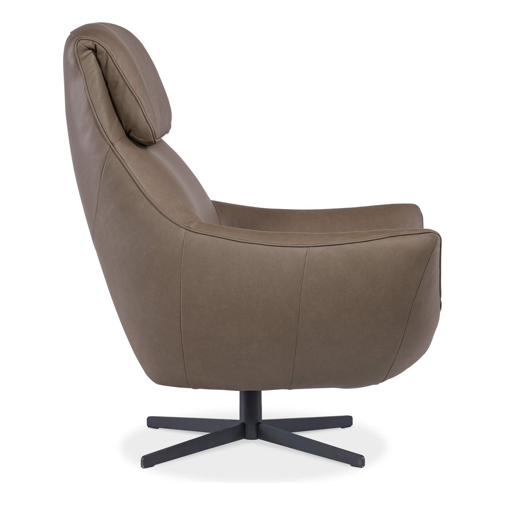 Blake Swivel Chair - Brown