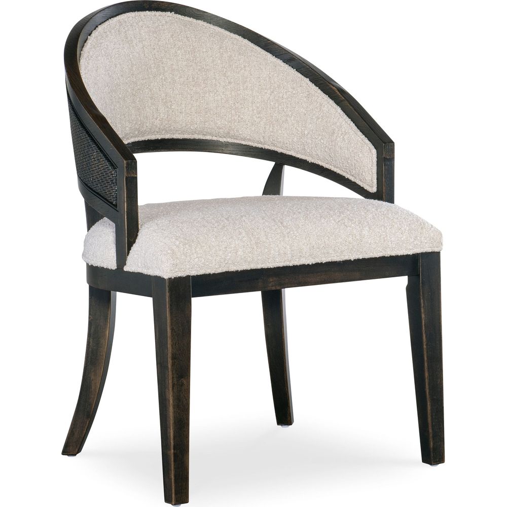 Dining Chairs Retreat Cane Barrel Back Chair - Dark Wood