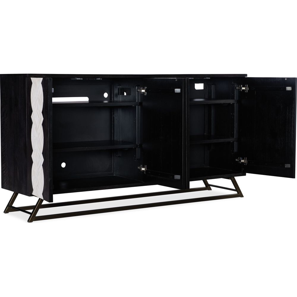 Sideboards & Credenzas Commerce & Market Moroccan Modern Credenza - Blacks