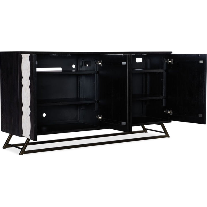 Sideboards & Credenzas Commerce & Market Moroccan Modern Credenza - Blacks