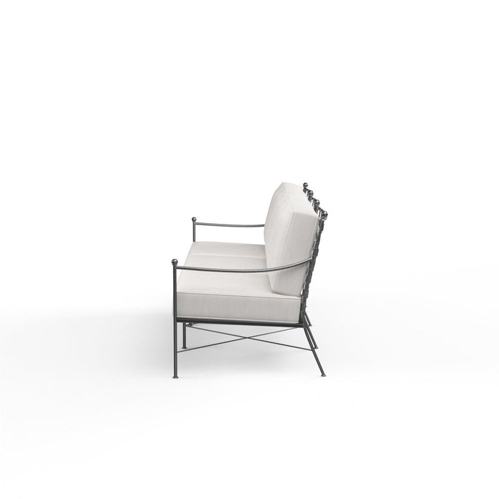 Outdoor Sofas and Sectionals Provence Sofa in Canvas Flax w/ Self Welt