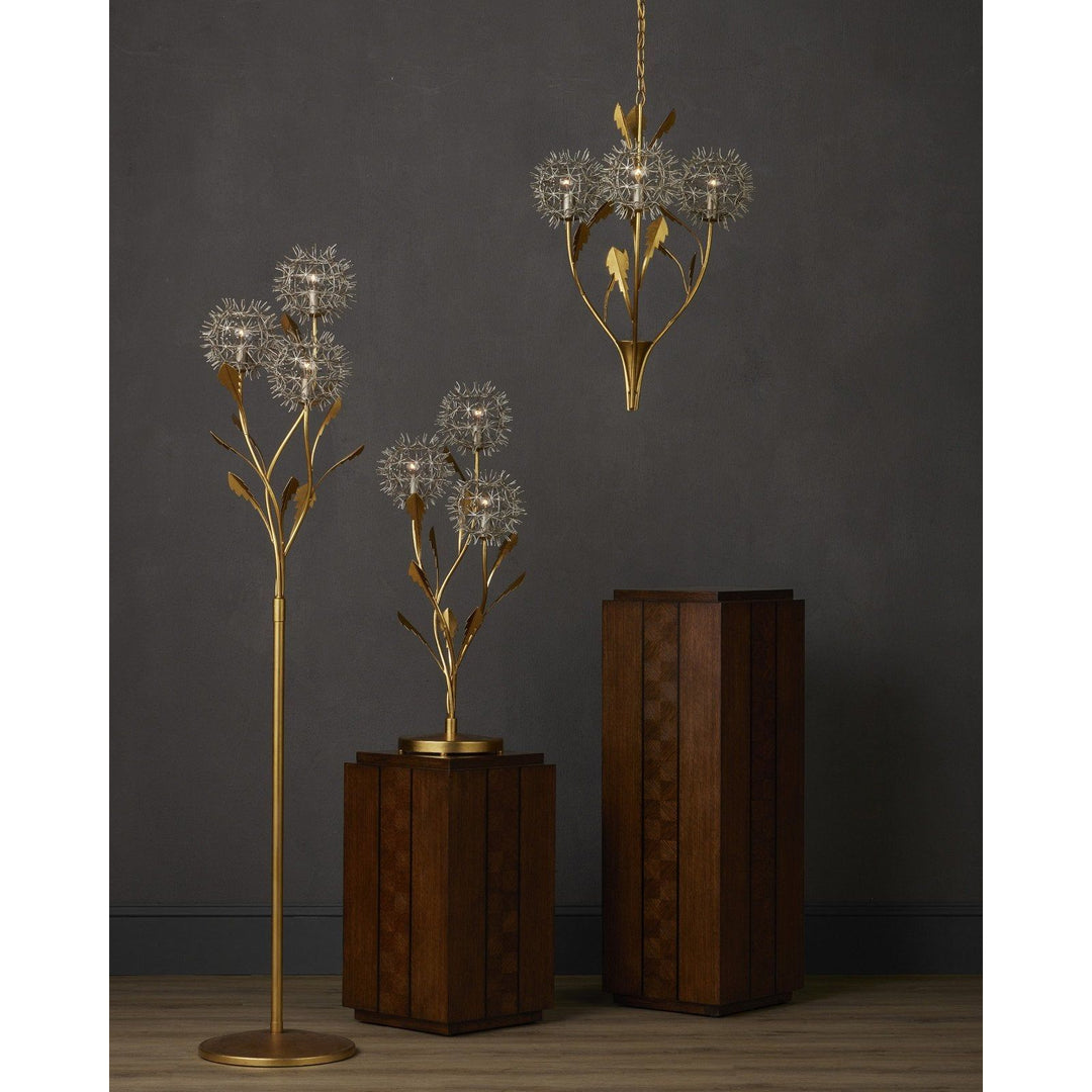 Dandelion Silver & Gold Table Lamp