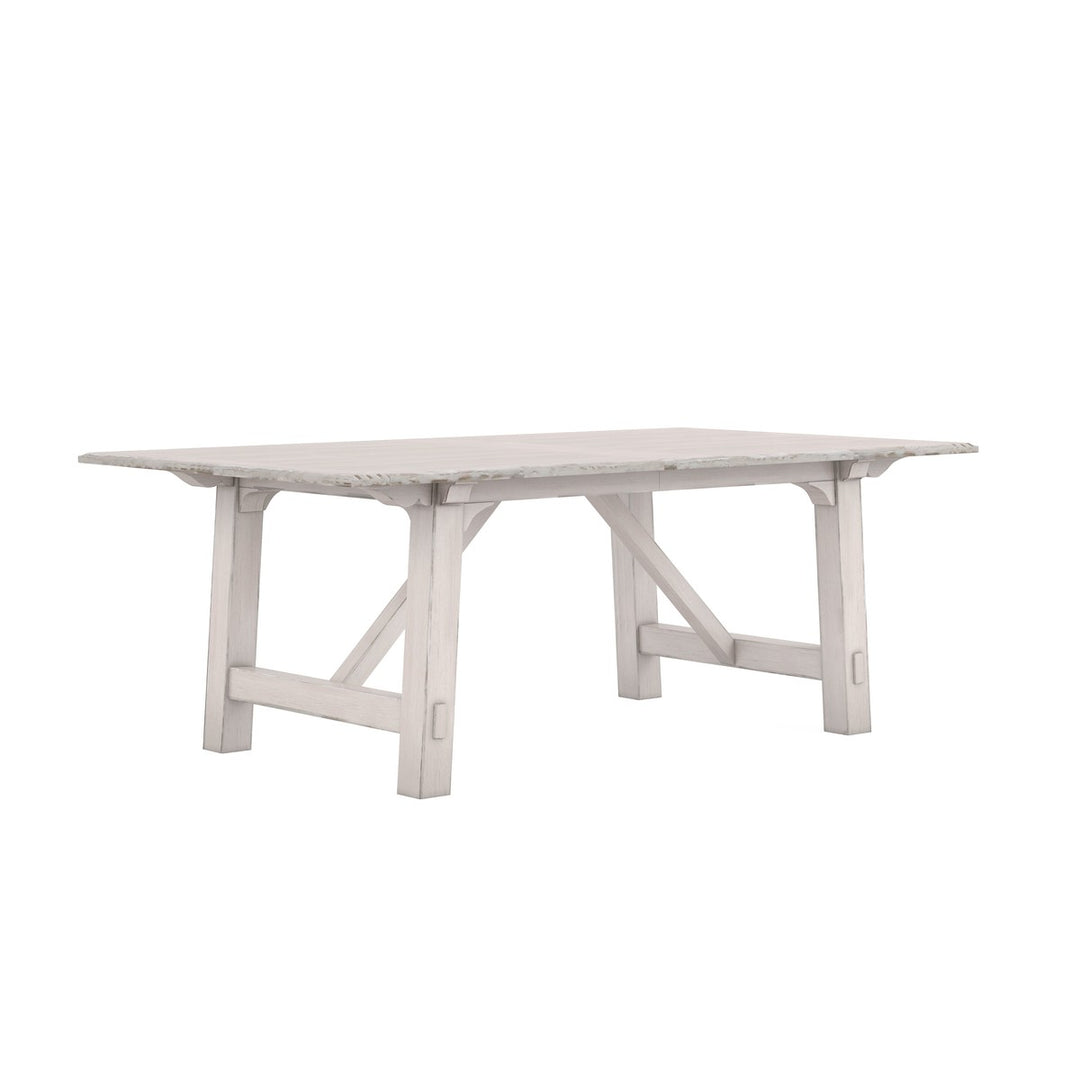 Alcove Trestle Dining Table - White