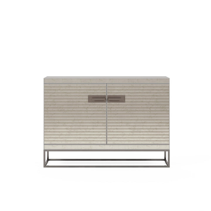 Mezzanine Hall Chest - Nickel, Grey