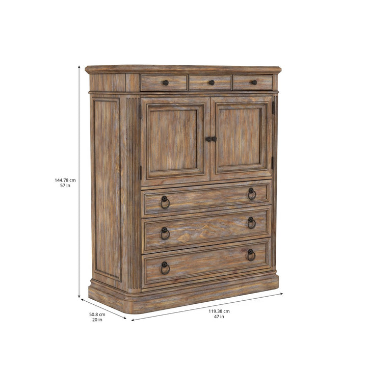 Architrave Door / Drawer Chest - Brown