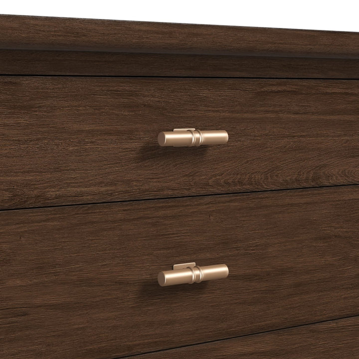 Verge 3 Drawer Nightstand — Handcrafted Walnut