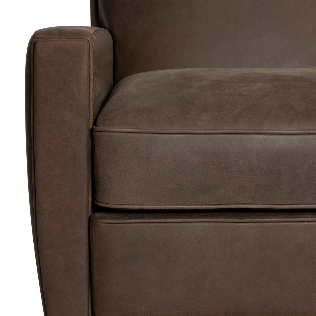 Bastille Leather Recliner, Brown