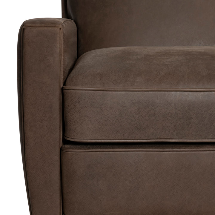 Bastille Leather Recliner, Brown