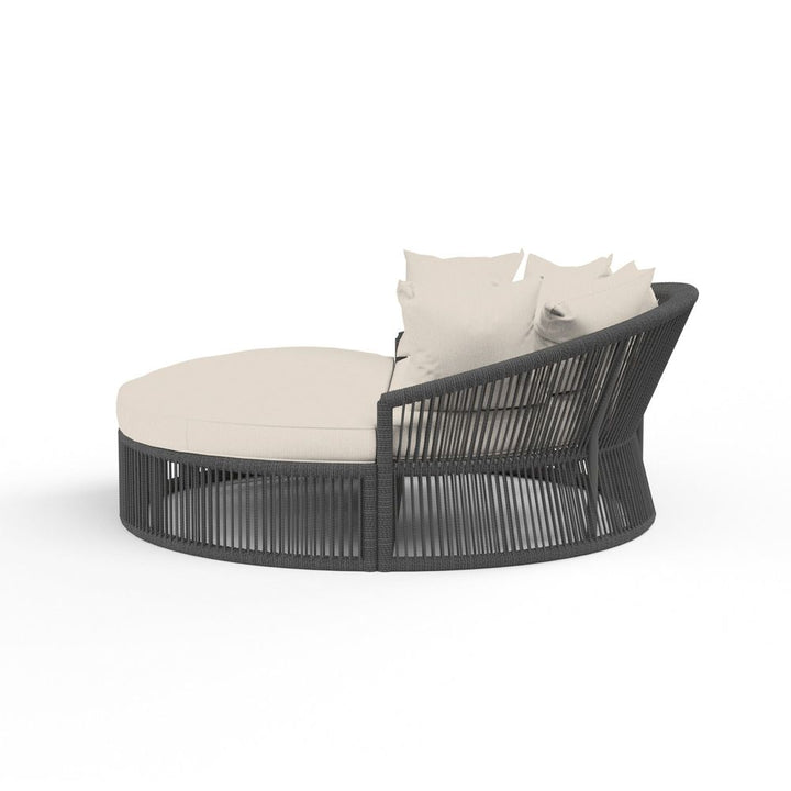 Outdoor Daybeds Milano Daybed in Echo Ash w/ Self Welt