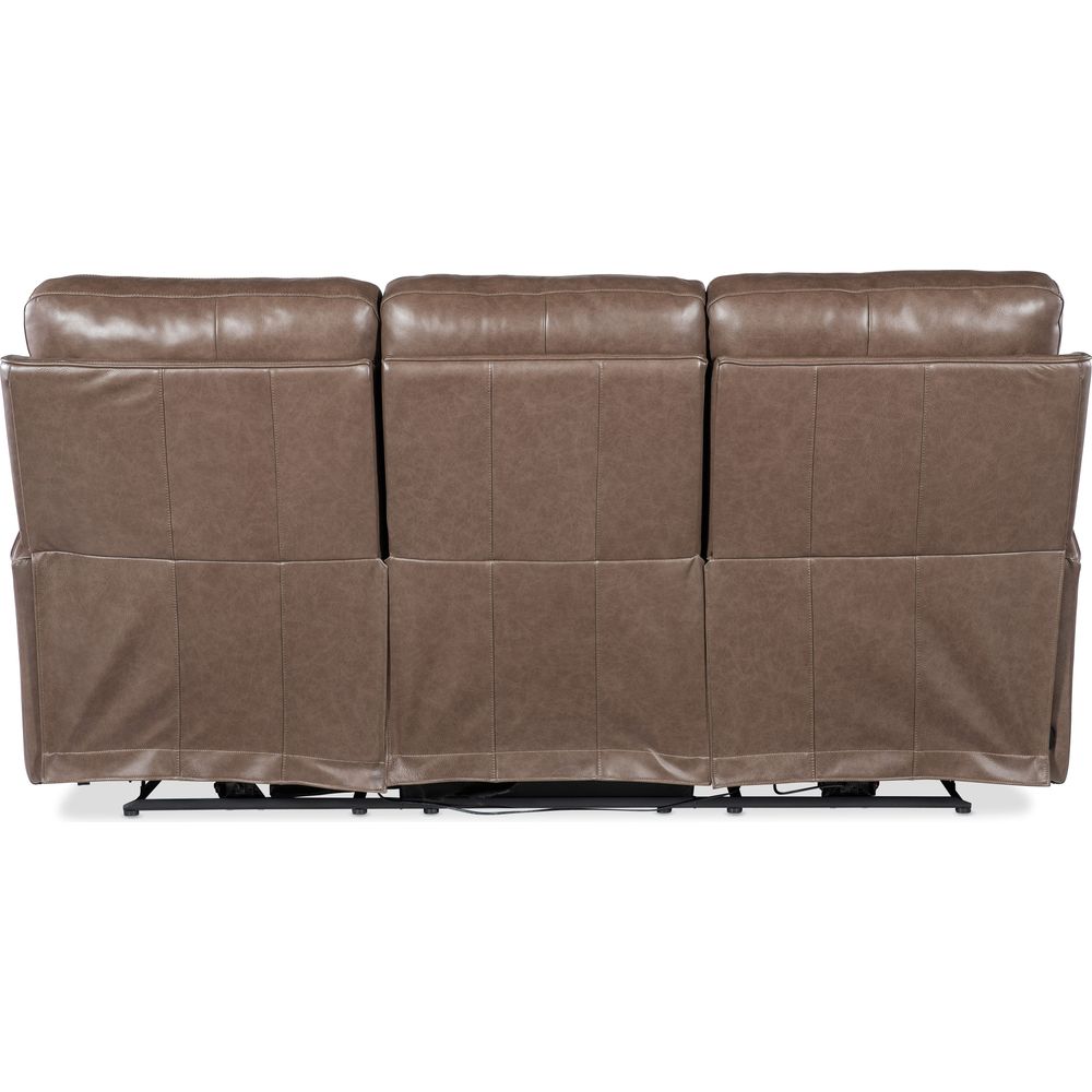 Sofas: Recliners Twain Zero Gravity Power Sofa w/Power Headrest and Lumbar - Brown