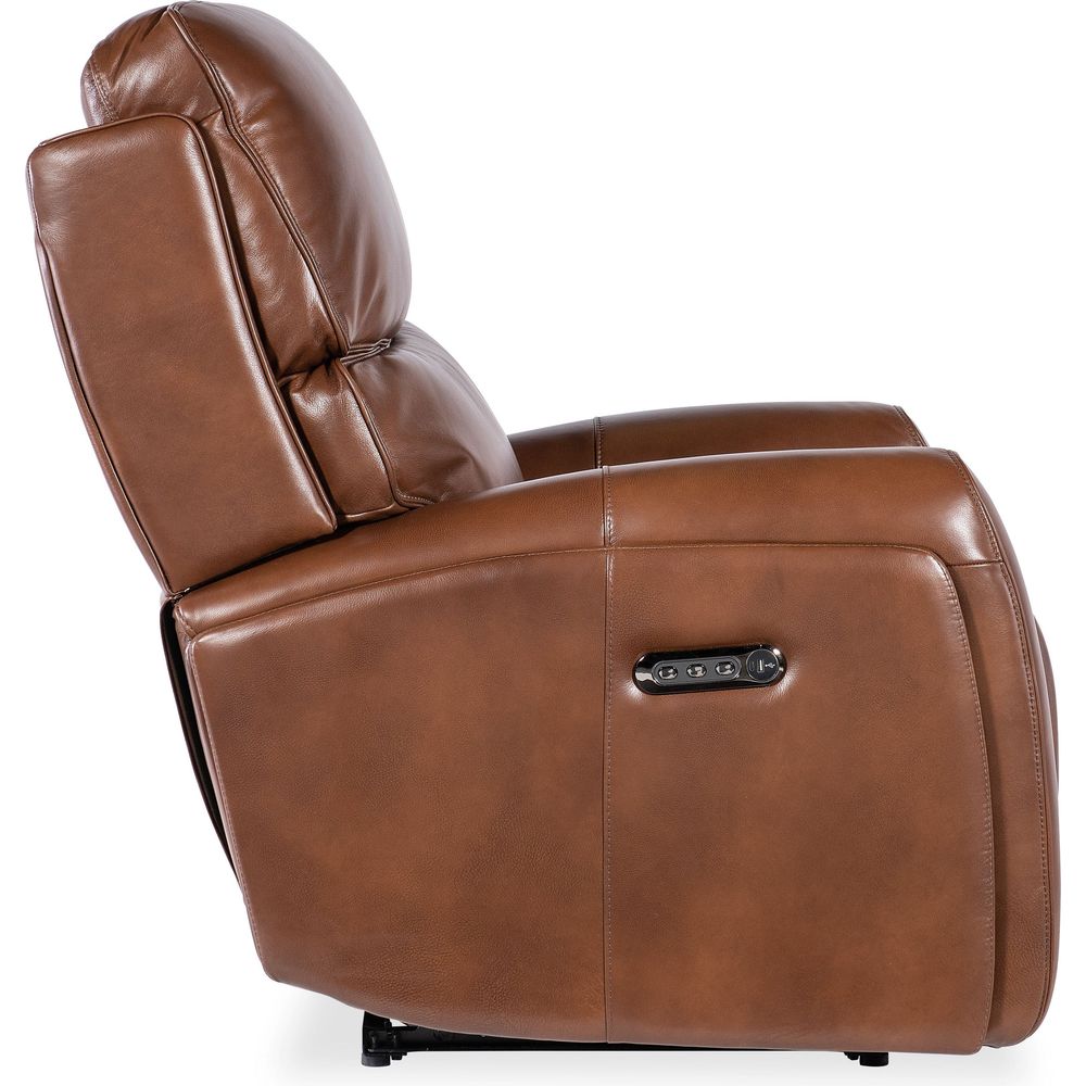 Crosby Zero Gravity Power Recliner with Power Headrest and Lumbar - Brown
