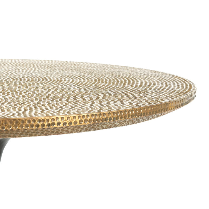 Klein Side Table, Antique Brass