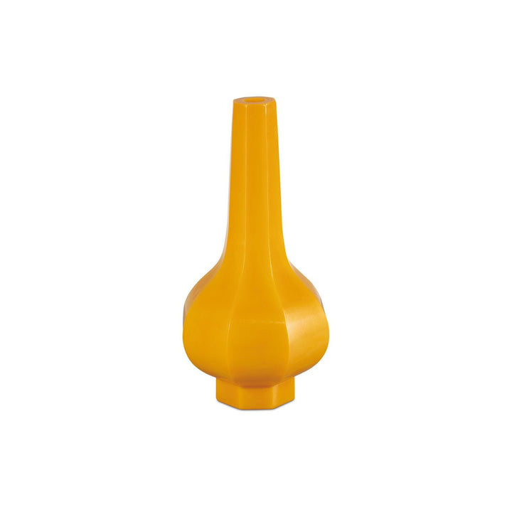 Imperial Yellow Peking Stem Vase