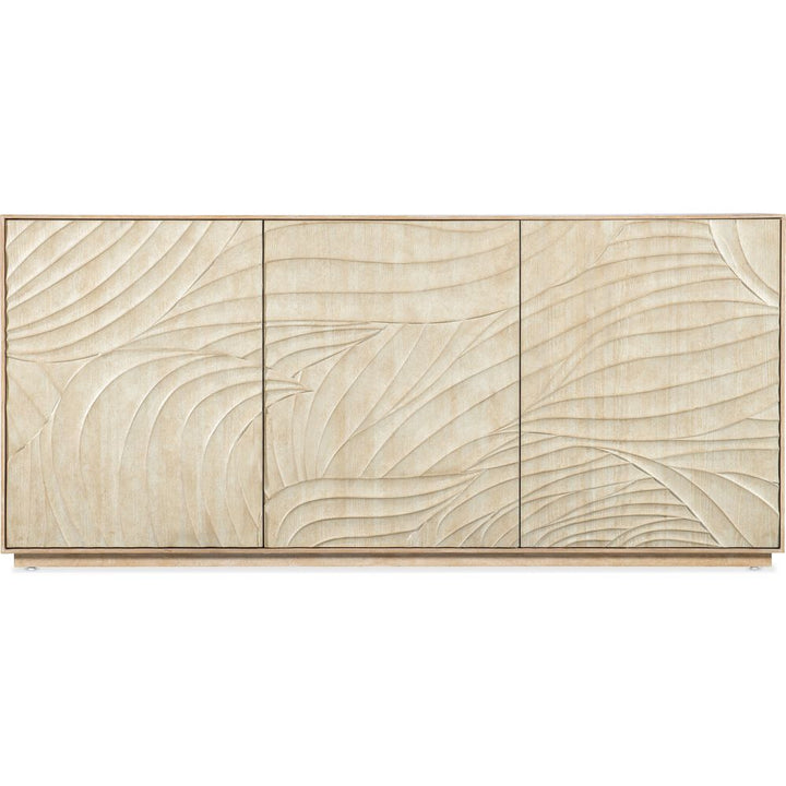 Sideboards & Credenzas Retreat Entertainment 4-Shelf Credenza - Light Wood