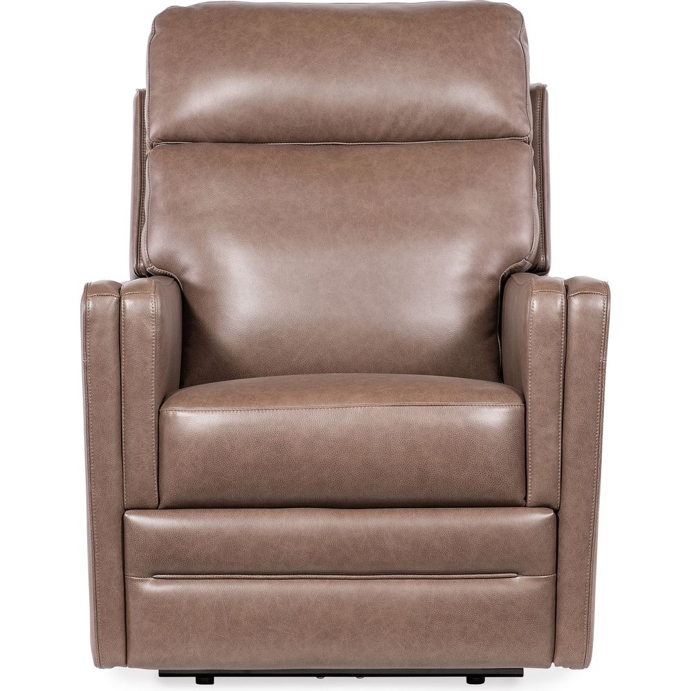 Lounge Chairs: Recliners Twain Zero Gravity Power Recliner w/Power Headrest and Lumbar - Brown