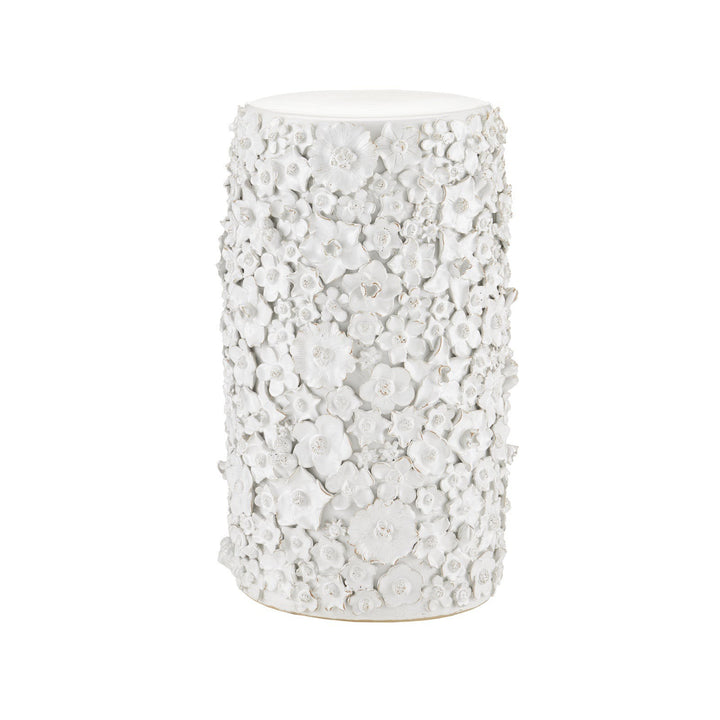 Jessamine White Accent Table