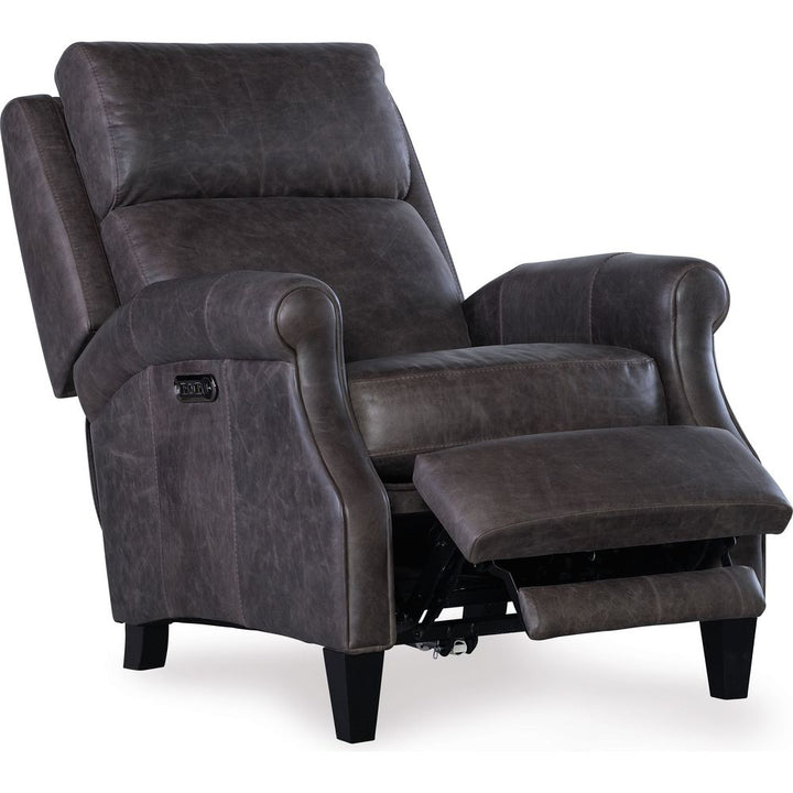 Hurley Power Recliner with Power Headrest - Grey