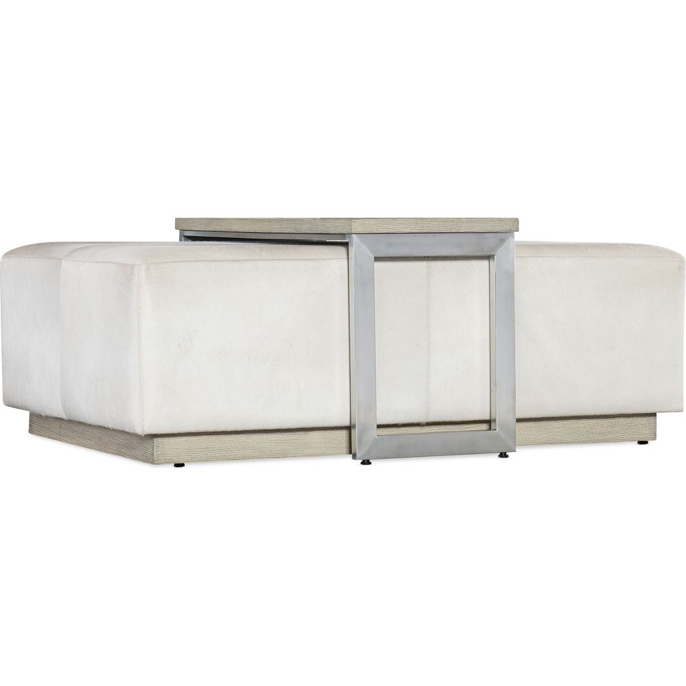 Coffee Tables Melange Bridged Cocktail Table - Beige