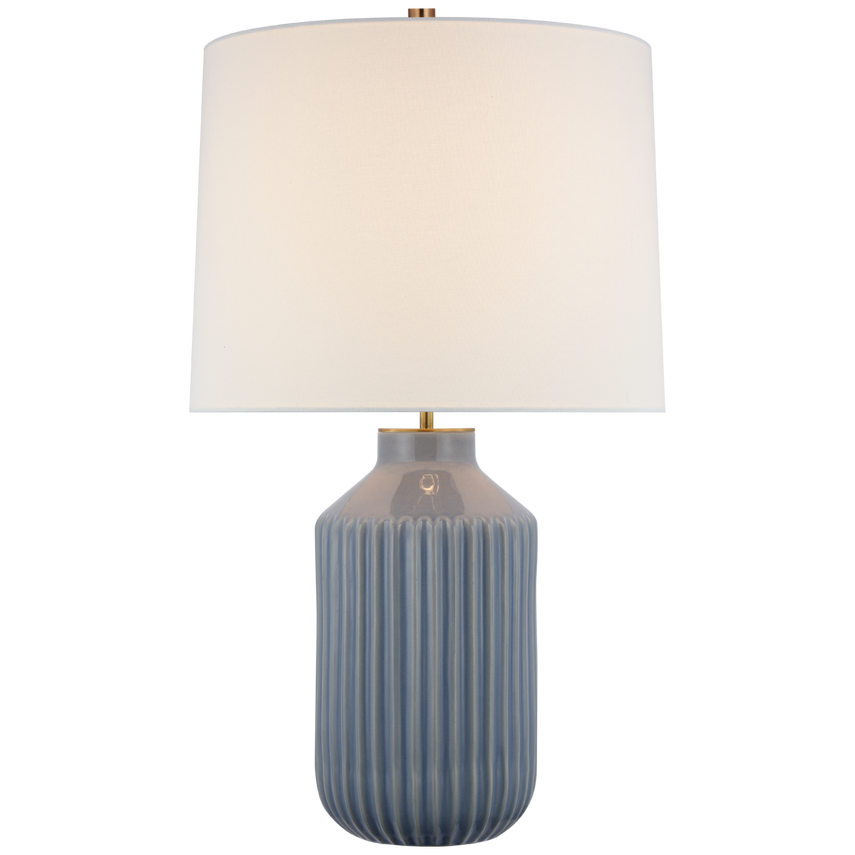 Brilliant Medium Ribbed Table Lamp