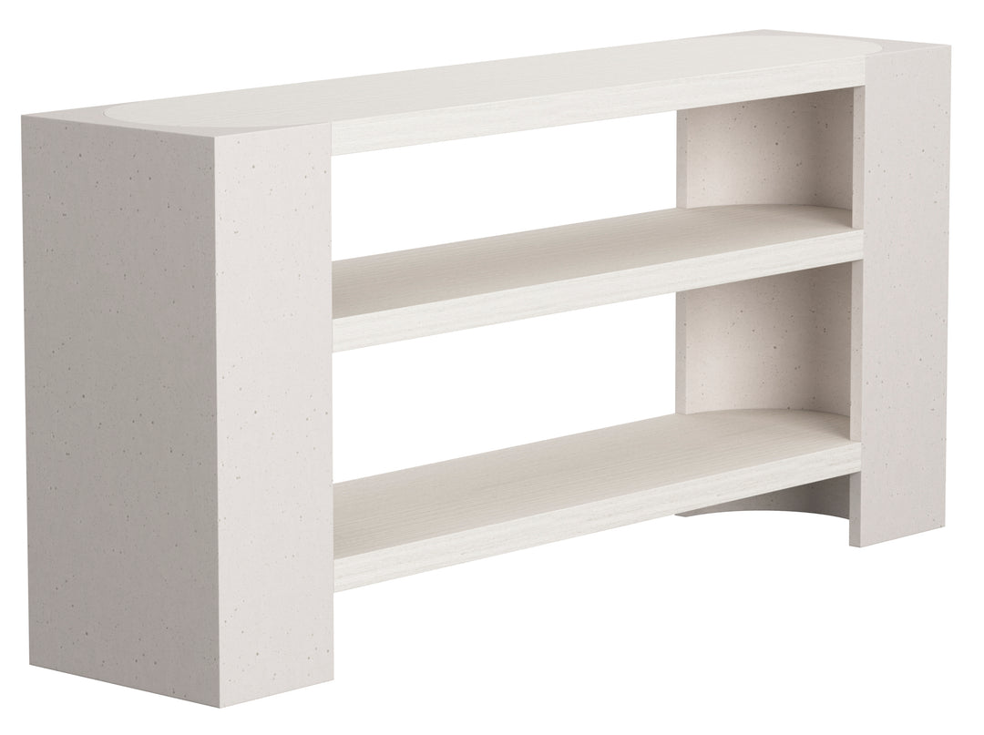 Stratum Console Table with Shelves
