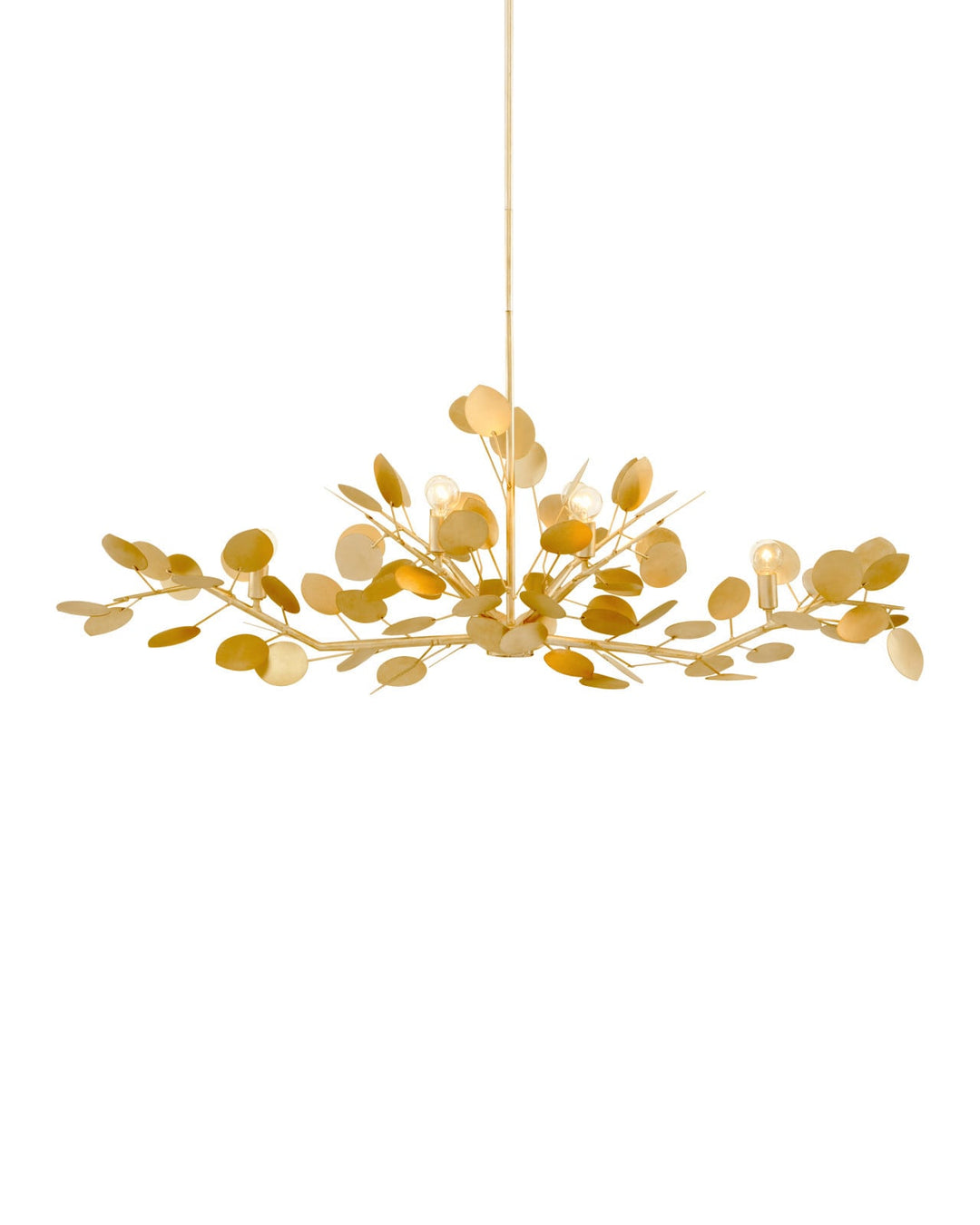 Chandeliers Lunaria Gold Oval Chandelier