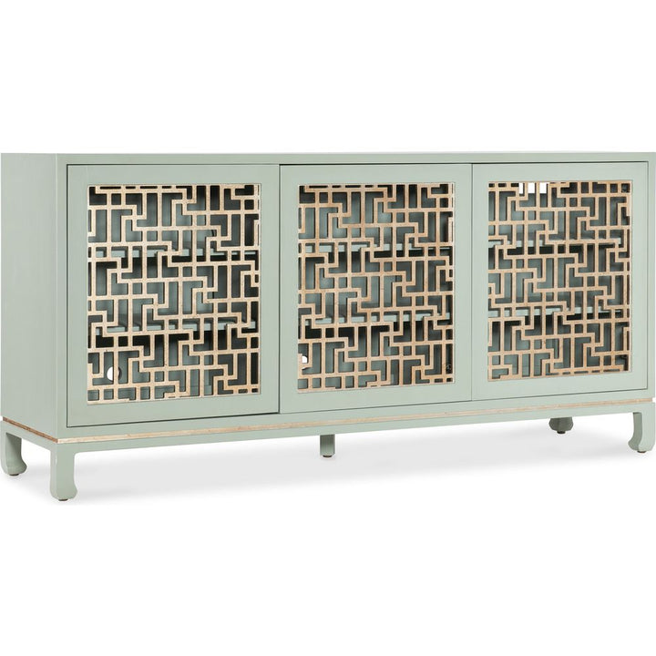 Sideboards & Credenzas Commerce & Market Trellis Entertainment Credenza - Greens