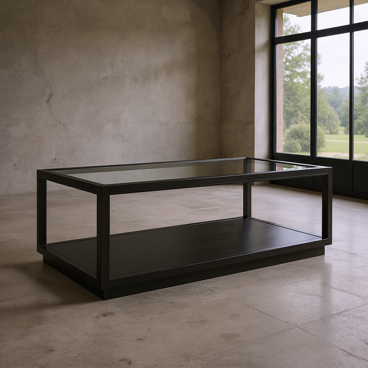 Glaze Rectangular Cocktail Table Onyx
