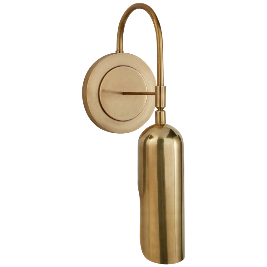 Lucy Functional Wall Light-Visual Comfort-VISUAL-KW 2420AB-Wall LightingAntique-Burnished Brass-1-France and Son