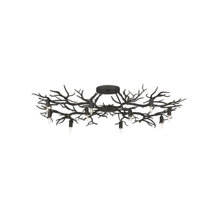 Rainforest Bronze Semi-Flush Mount